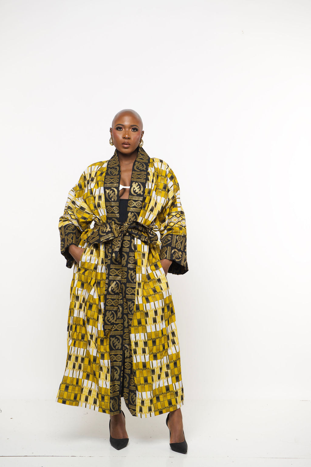 ‘Minaa’ African Kimono Duster Coat