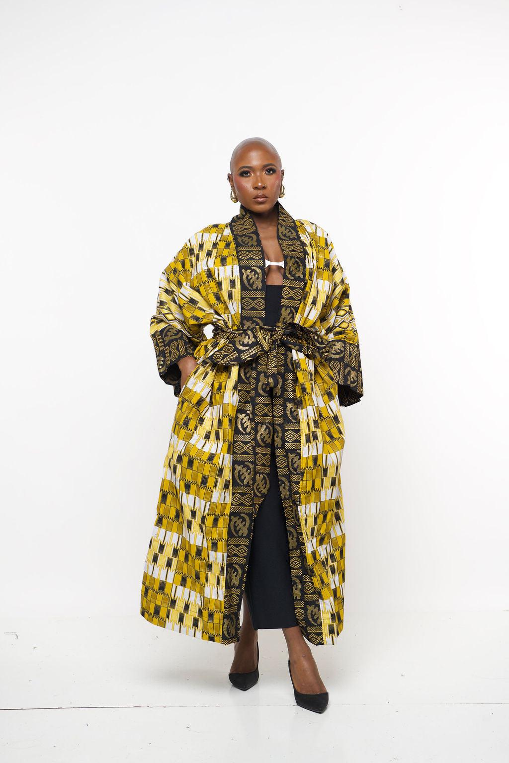 ‘Minaa’ African Kimono Duster Coat