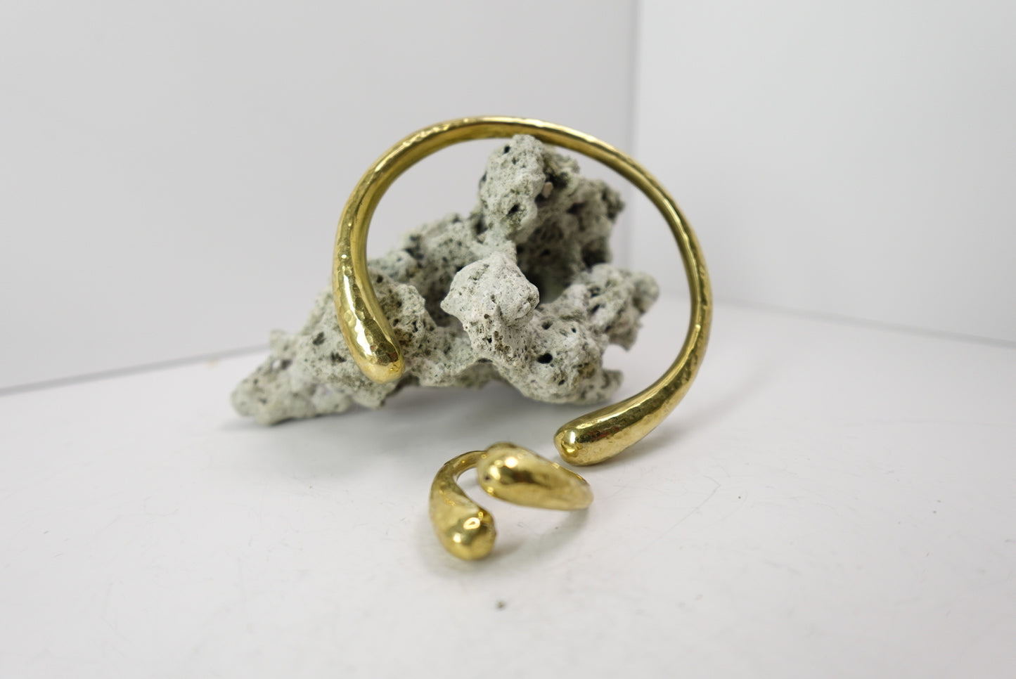 ‘Joy’ Bold Brass Jewelry Set