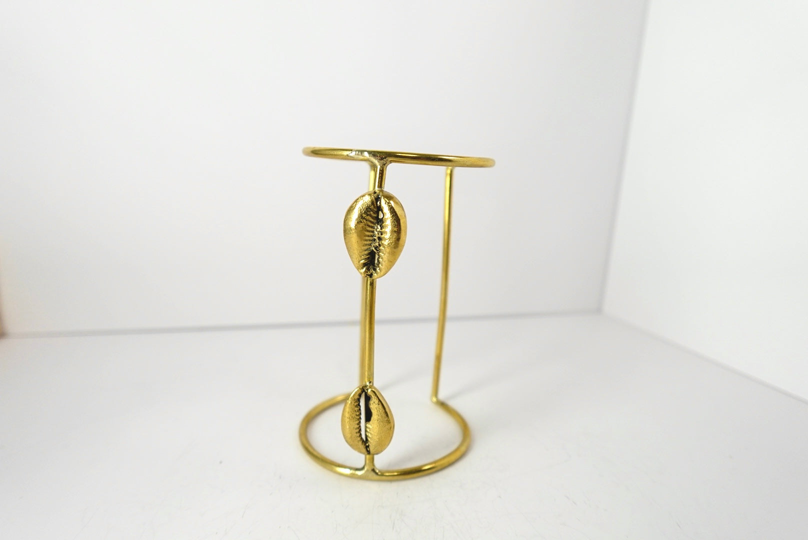 ‘SANAA’ Brass Cowrie Shell Cuff Bracelet
