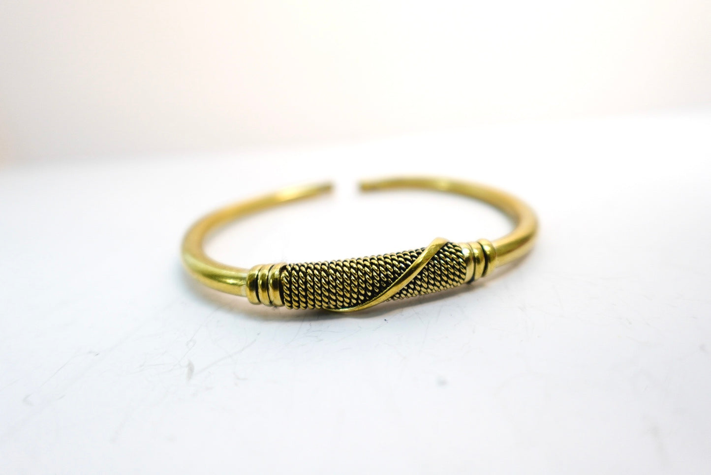 ‘Minaa’ Handcrafted Brass Cuff Bracelets