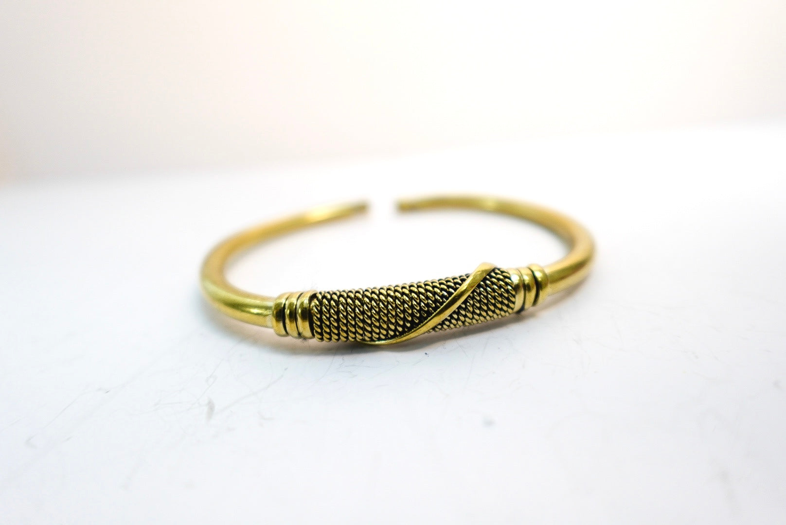 ‘Minaa’ Handcrafted Brass Cuff Bracelets