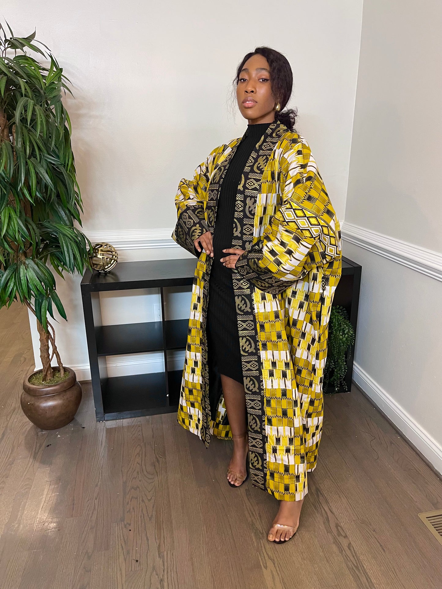 ‘Minaa’  African Kimono Duster Coat