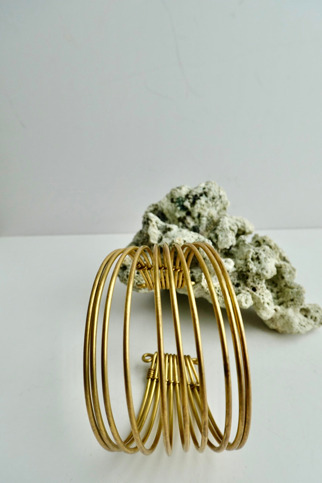 Aruna Brass Collar & Cuff Set
