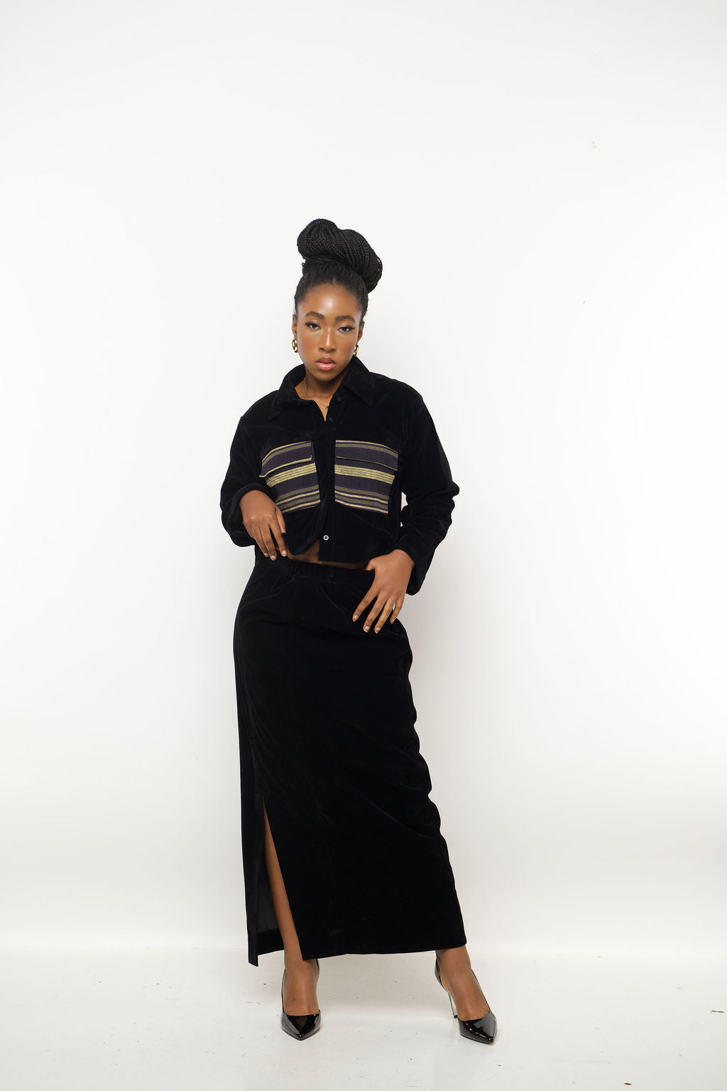 ‘NOIR' Velvet Heritage Set-FL