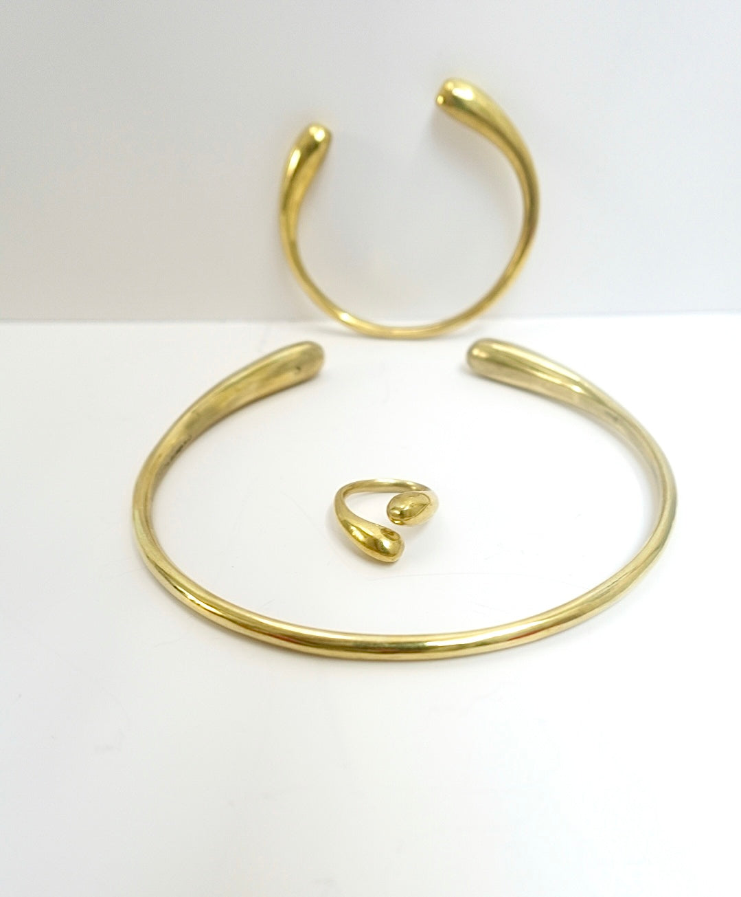 ‘Joy’ Bold Brass Jewelry Set