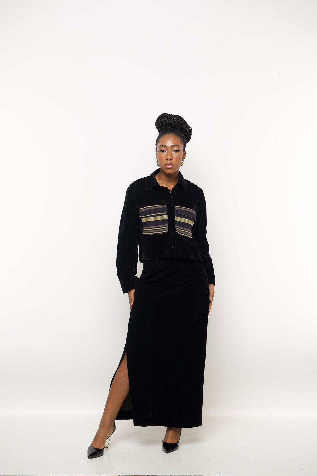 ‘NOIR' Velvet Heritage Set-FL