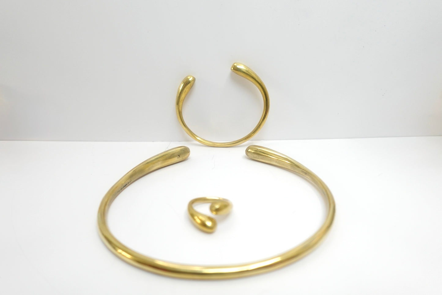 ‘Joy’ Bold Brass Jewelry Set