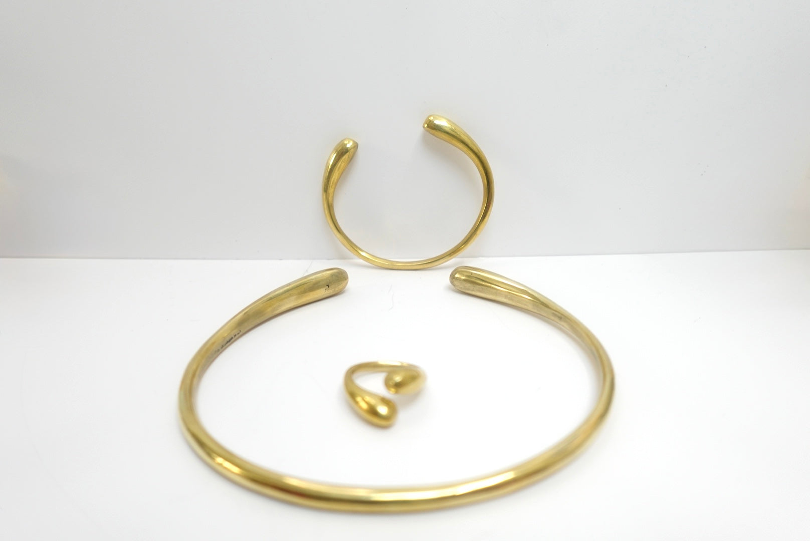 ‘Joy’ Bold Brass Jewelry Set