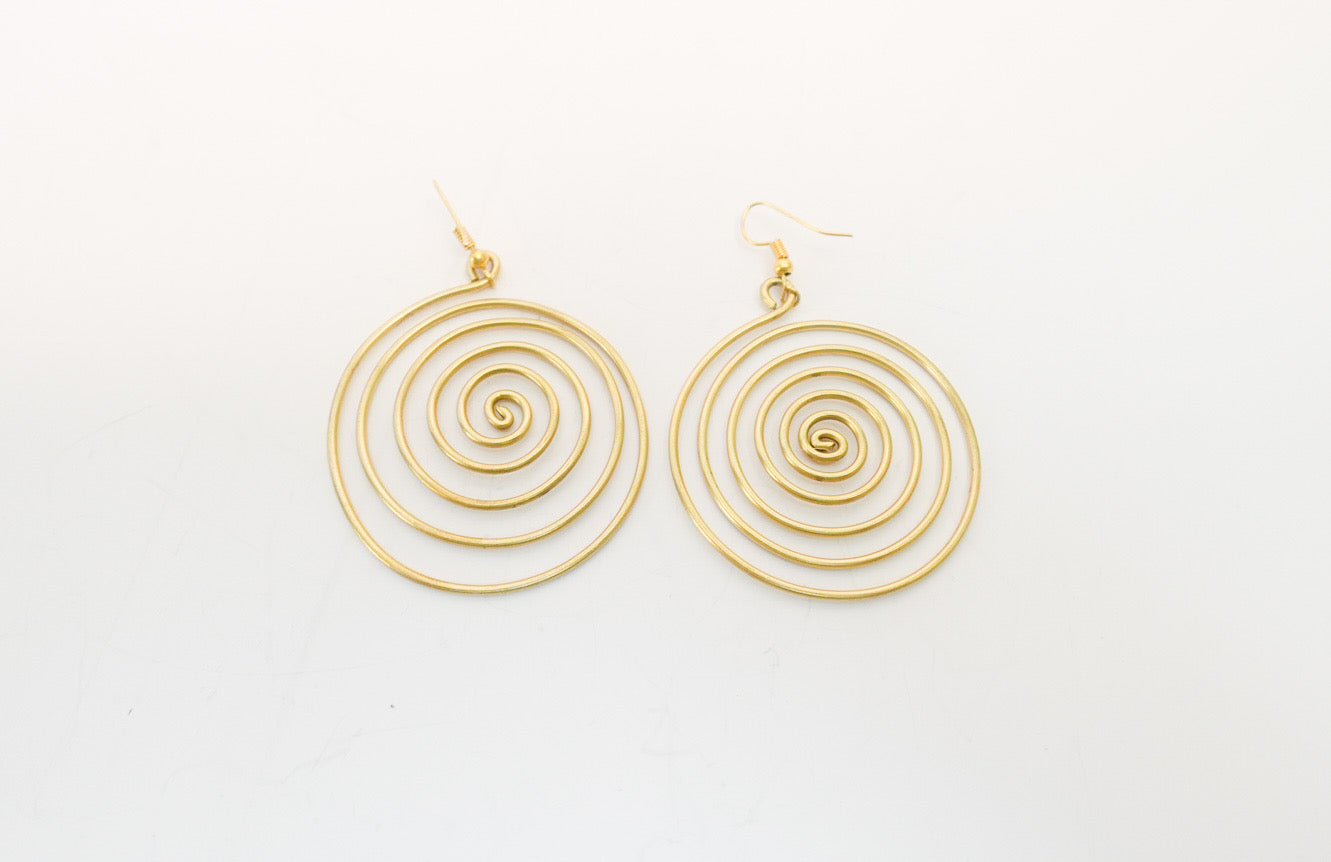 ‘SANAA’ African Spiral Choker Necklace & Earring Set