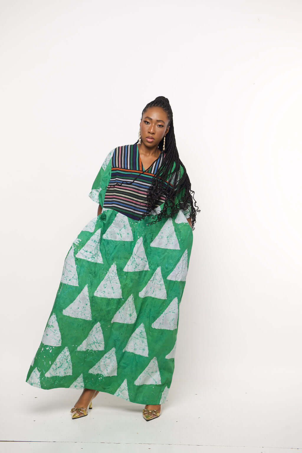 ‘Mankaa-Jade’ African Kaftan Dress