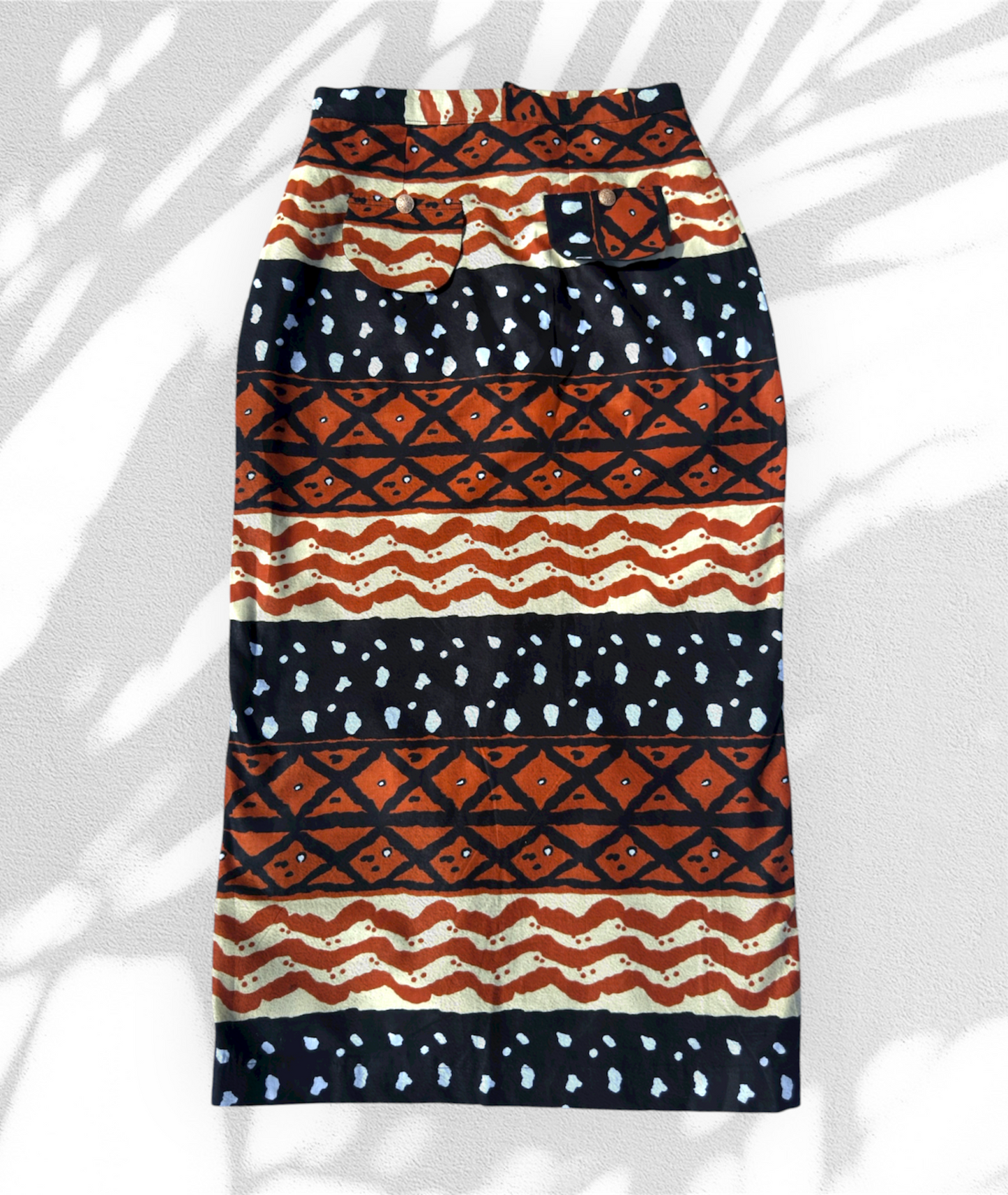 ‘Ndopii’  high waisted Pencil Skirt