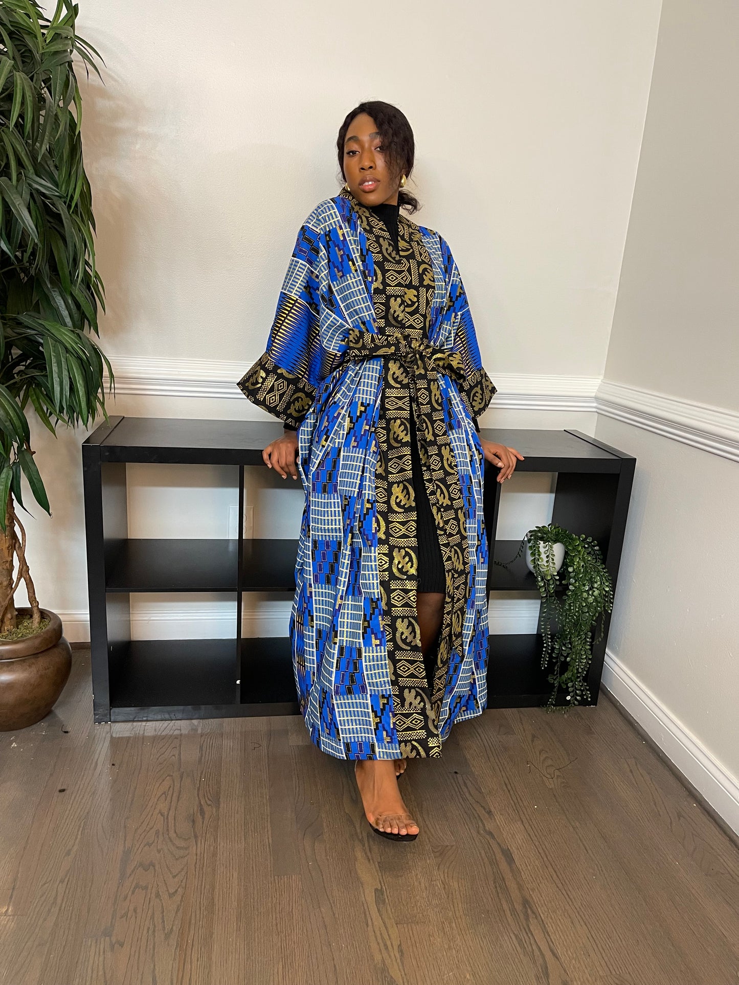 ‘Nadii’ African Kimono Duster Coat