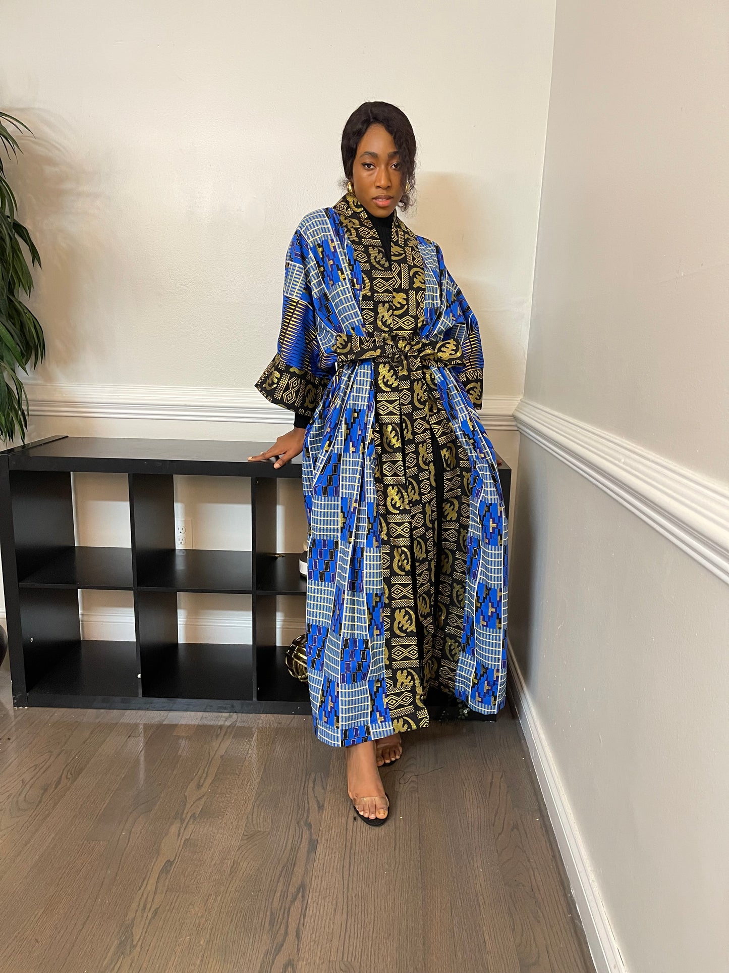 ‘Nadii’ African Kimono Duster Coat